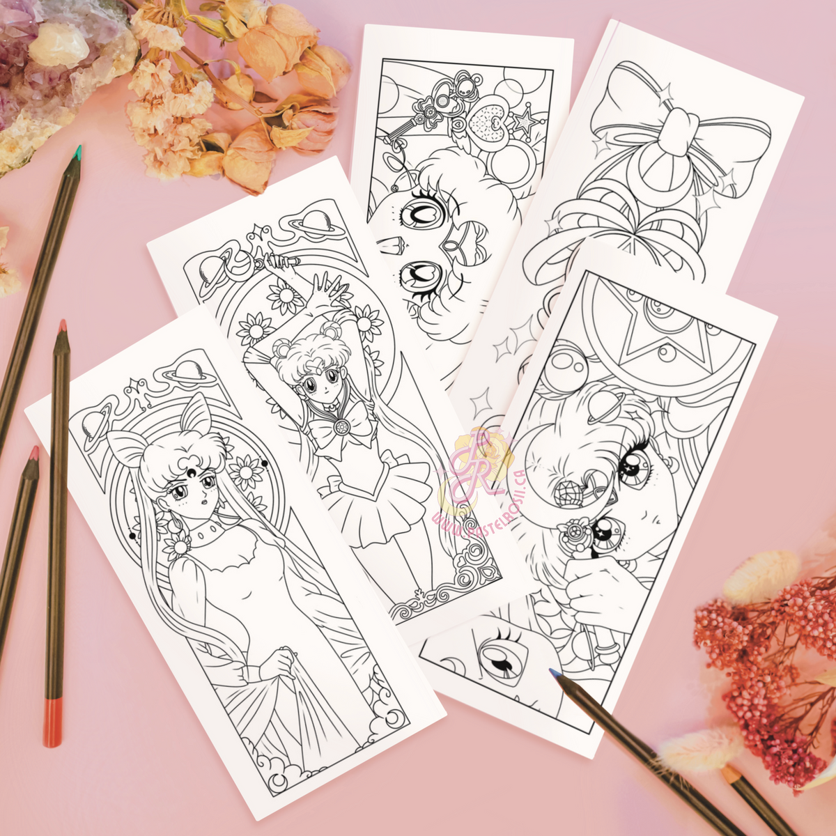 Moon Goddess Colouring Book