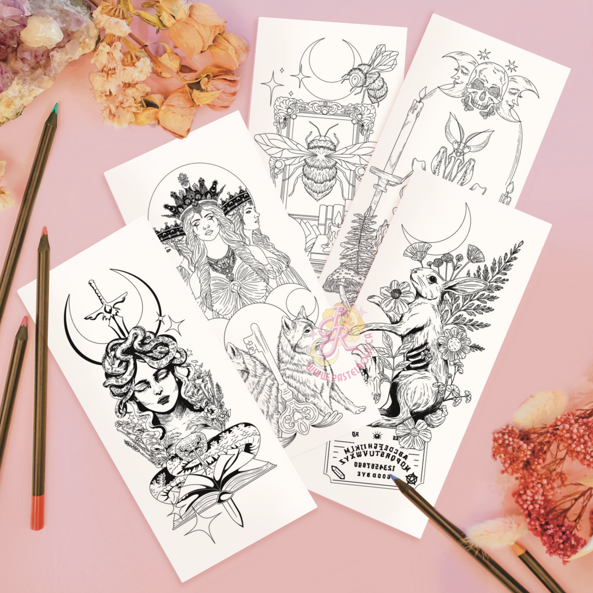 Sacred Magic Colouring Book