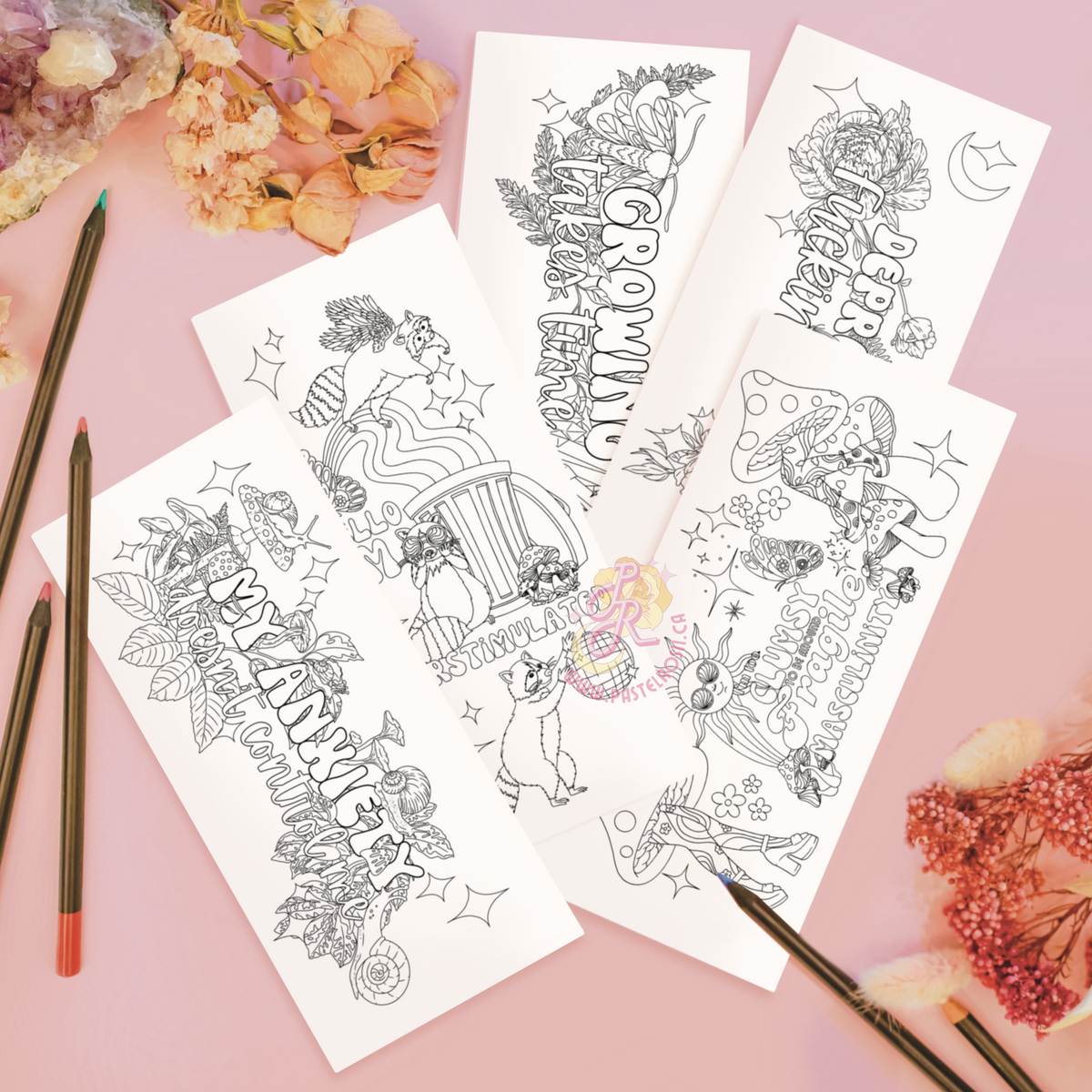 Anxiety Queen Colouring Book
