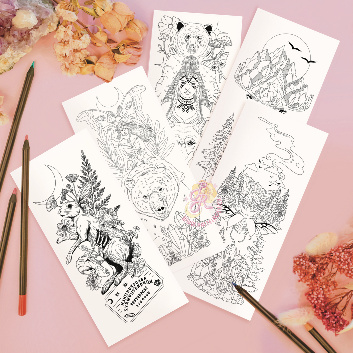 Into the Woods Colouring Book