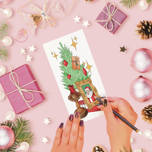 A Vintage Christmas | Temporary Tattoo