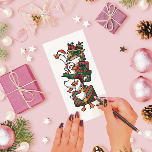 A Goose for Yule | Temporary Tattoo