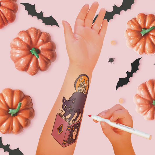 Scaredy Cat | Temporary Tattoo