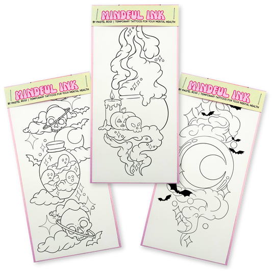 Halloween Forever | Set of Three | Temporary Tattoos