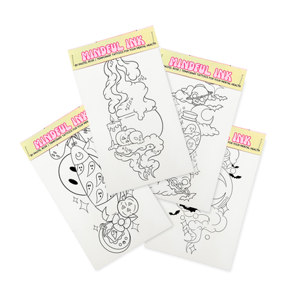 Halloween Forever | Children’s Set of Four | Temporary Tattoos