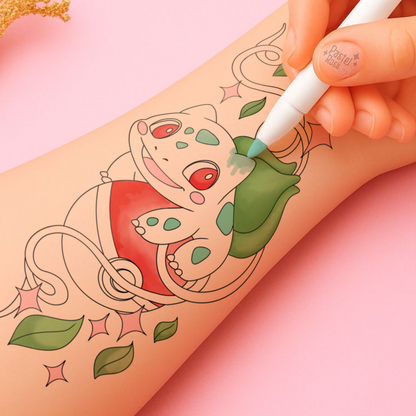 Catch and Colour | Children’s Set of Four | Temporary Tattoos (Set 1)