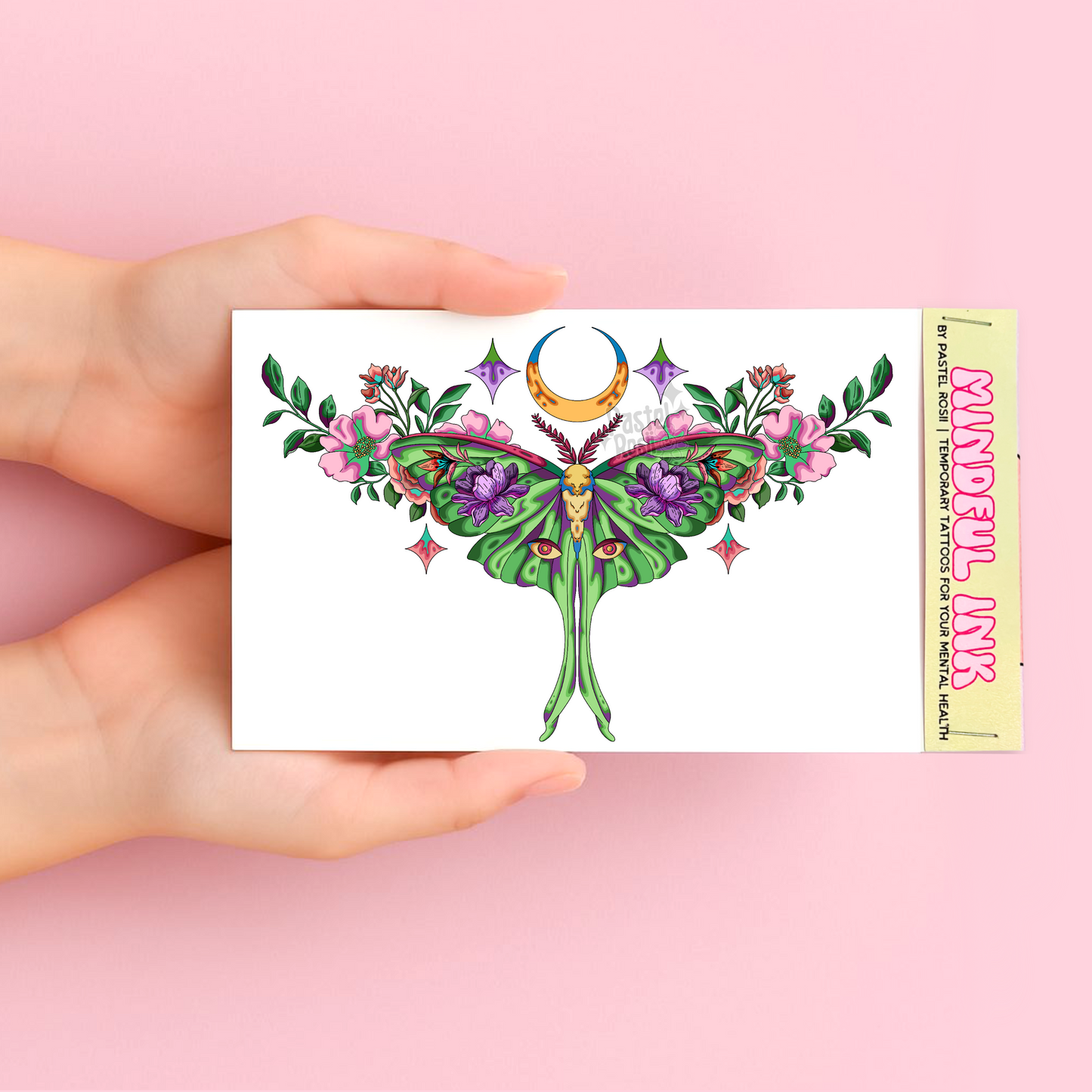 Lunar Moth | Temporary Tattoo