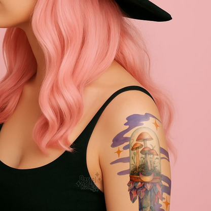 Fungal Prism | Temporary Tattoo
