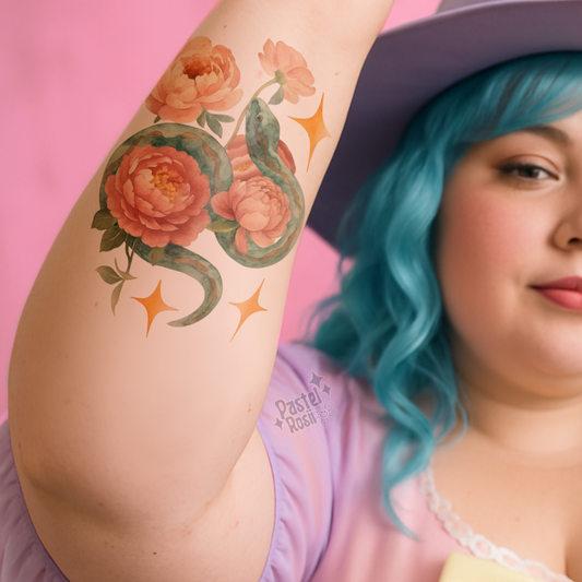 Astral Serpent | Temporary Tattoo
