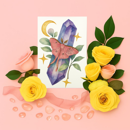 Lunar Gem | Temporary Tattoo