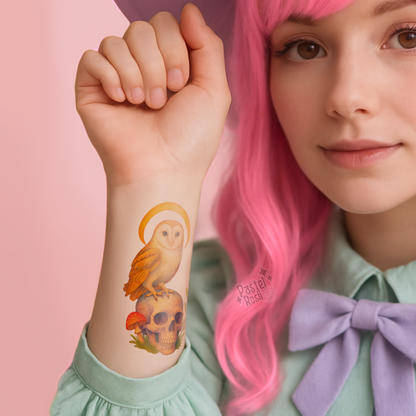 Moonlit Familiar | Temporary Tattoo