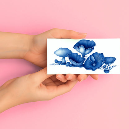 Still Life in Blue | Temporary Tattoo