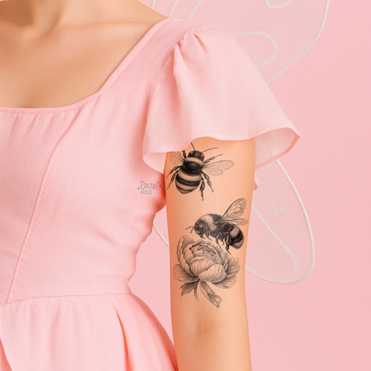 Blooming Wings | Temporary Tattoo