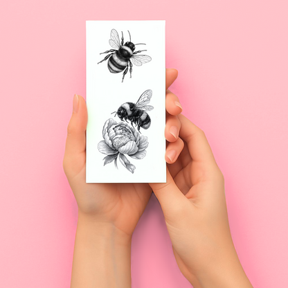 Blooming Wings | Temporary Tattoo