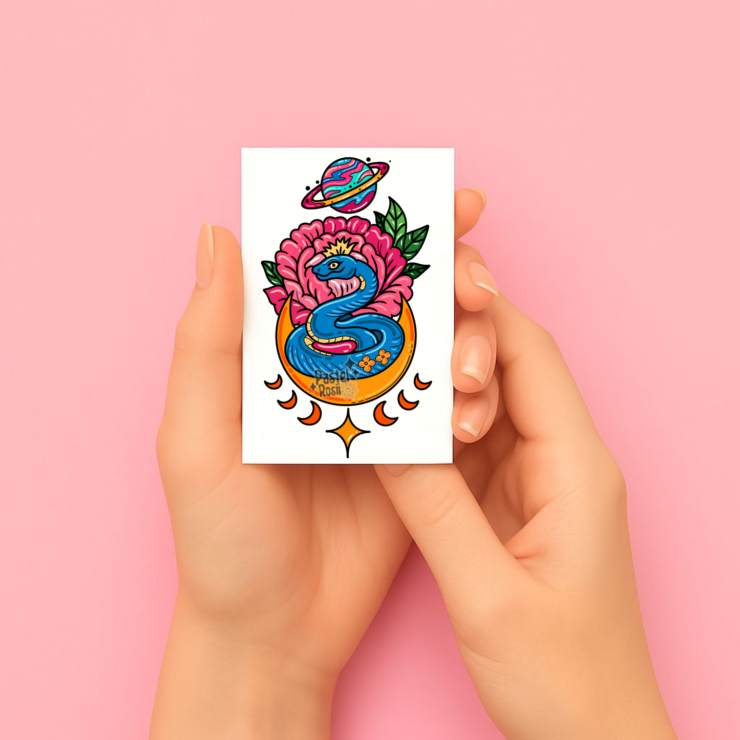 Mooncoil | Temporary Tattoo