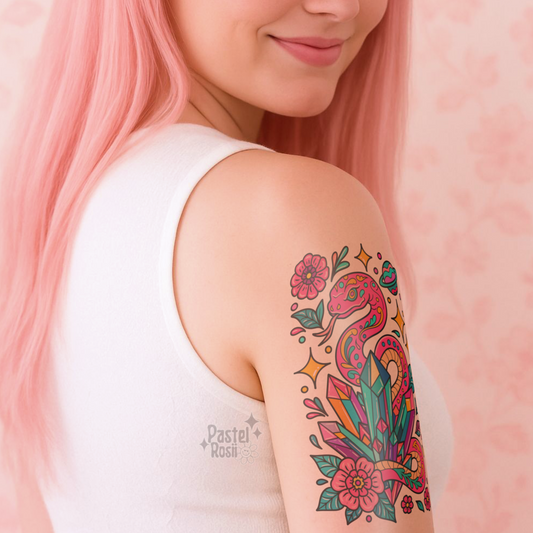 Crystal Fang | Temporary Tattoo