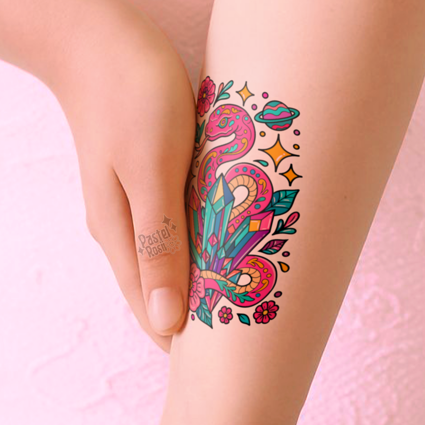 Crystal Fang | Temporary Tattoo