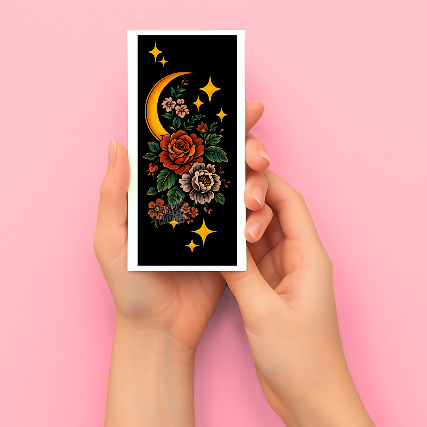 Midnight Bloom | Temporary Tattoo