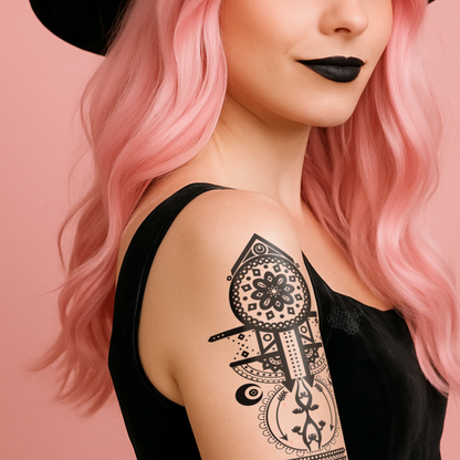 Celestial Mandala | Temporary Tattoo