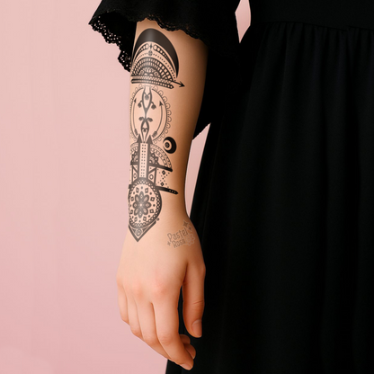 Celestial Mandala | Temporary Tattoo