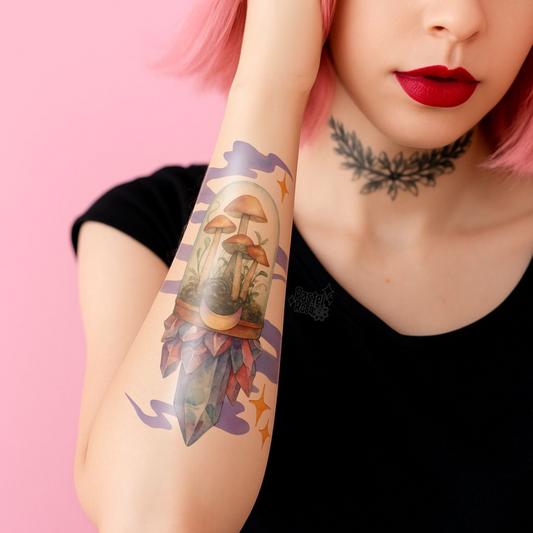 Fungal Prism | Temporary Tattoo