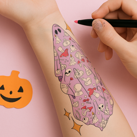 Patchwork Phantoms | Temporary Tattoo