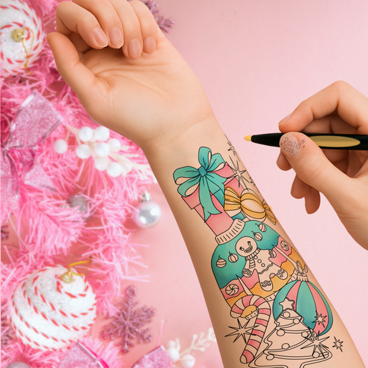 Festive Chaos | Temporary Tattoo