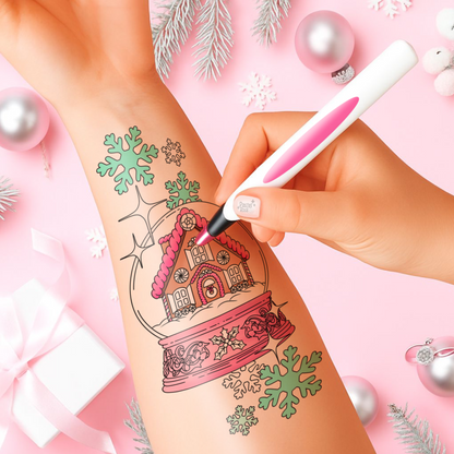 Beloved Winter in Glass | Temporary Tattoo