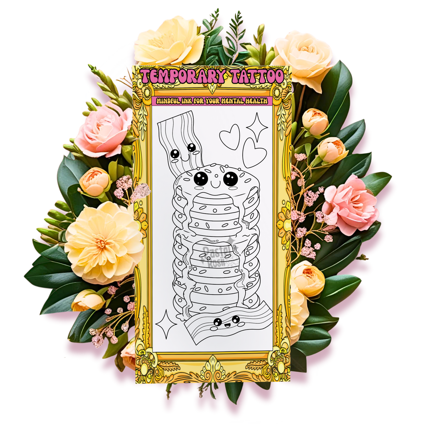 Stacked With Joy | Temporary Tattoo