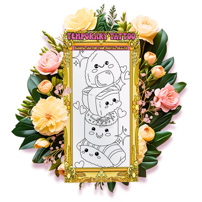 Rollin’ With Happiness | Temporary Tattoo