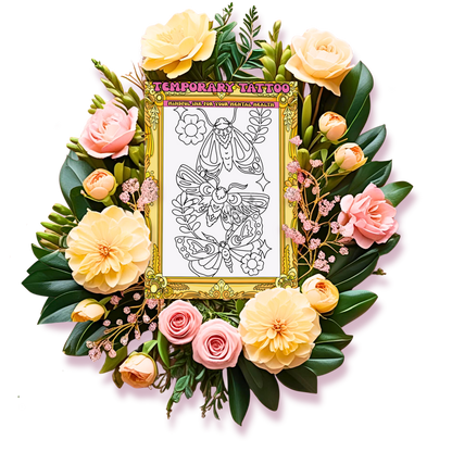 Moth Whisper | Temporary Tattoo