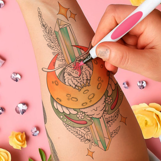 Lunar Bloom | Temporary Tattoo