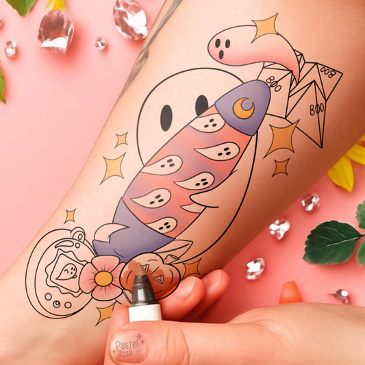 Ghost of the 90’s | Temporary Tattoo