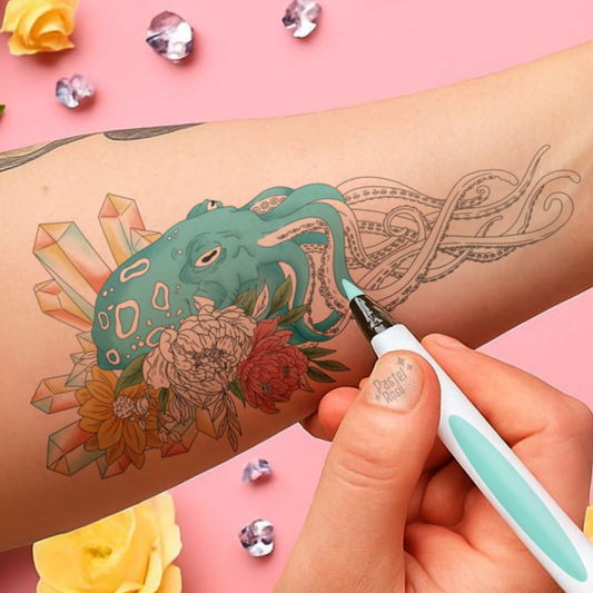 Crystal Current | Temporary Tattoo