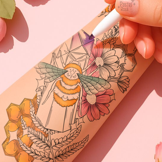 Crystallized Honey | Temporary Tattoo