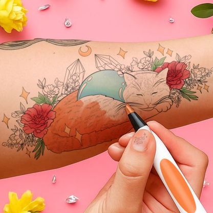 Sleeping Witch | Temporary Tattoo