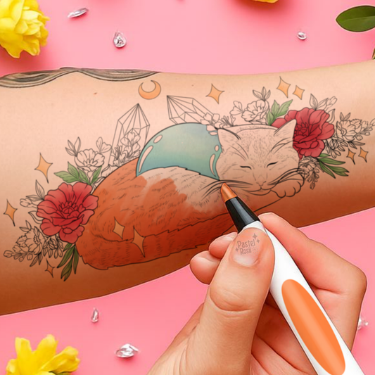 Sleeping Witch | Temporary Tattoo