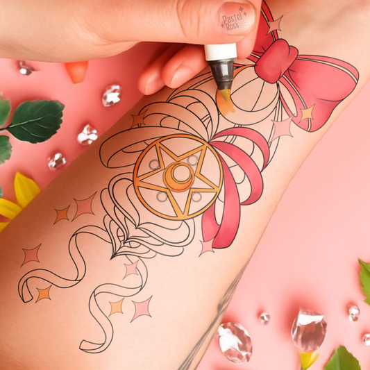 Moon Locket | Temporary Tattoo