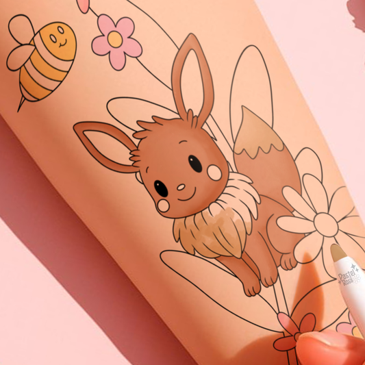 Fluffy Floral | Temporary Tattoo