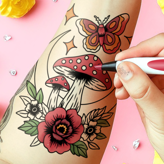 Moonspore Moth | Temporary Tattoo