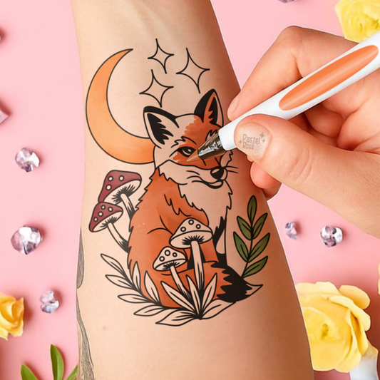 Lunar Vixen | Temporary Tattoo