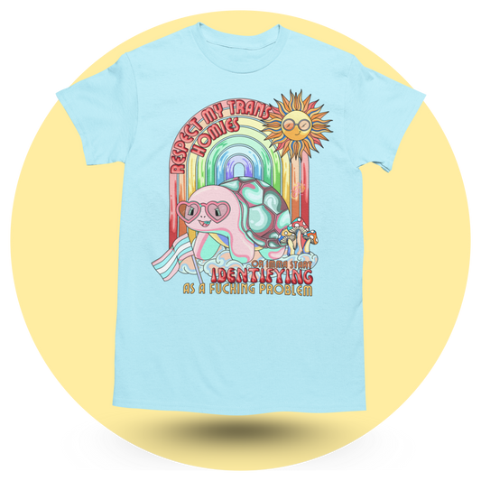 Transgender Respect Turtle T-shirt