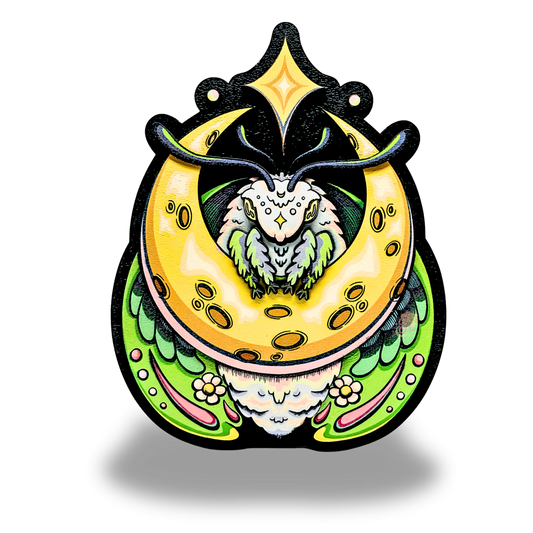 Lunar Moth Wall Plaque