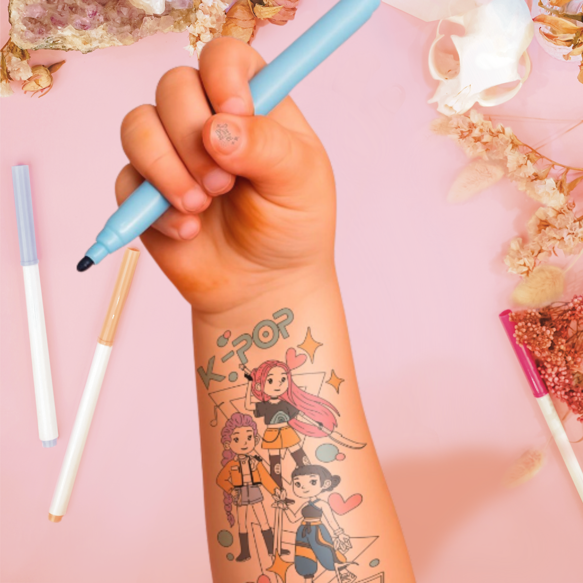 Kids Demon Slayer Set | Children’s Set of Four | Temporary Tattoos
