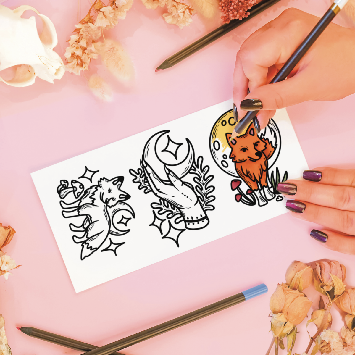A Wondering Friend | Temporary Tattoo Mini Set