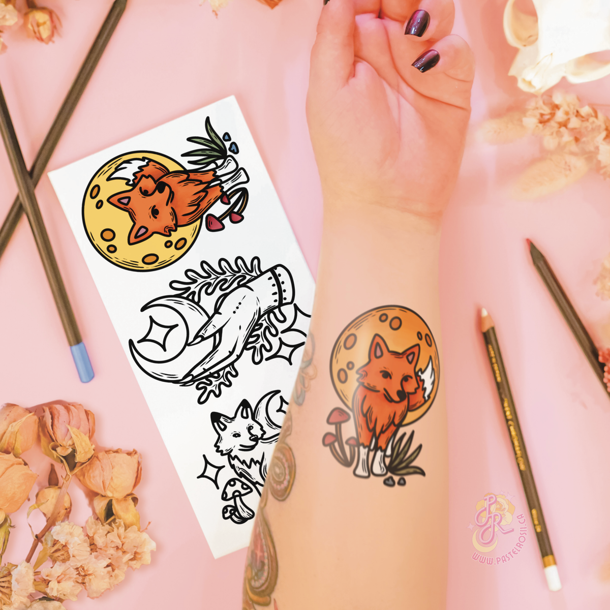 A Wondering Friend | Temporary Tattoo Mini Set
