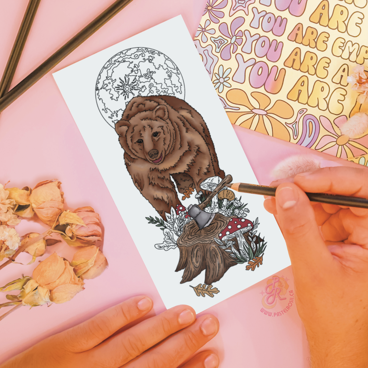 Grizzly Dreams | Temporary Tattoo
