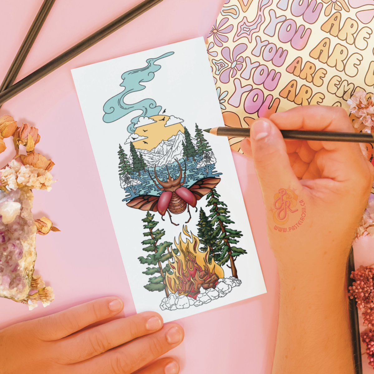 Spirit Keeper | Temporary Tattoo