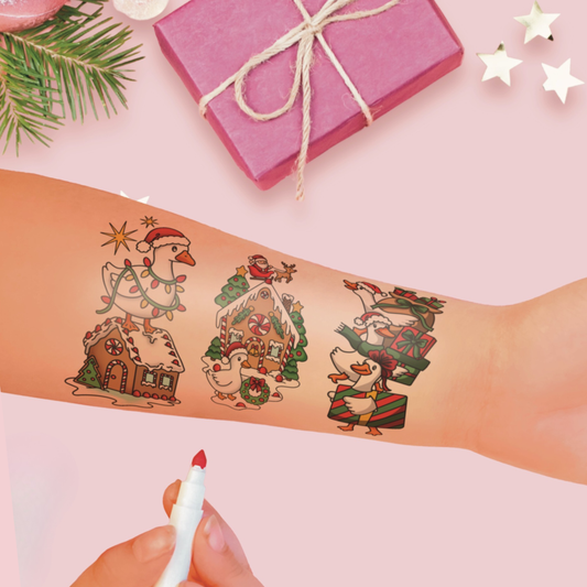 The Christmas Goose | Children’s Mini Temporary Tattoos