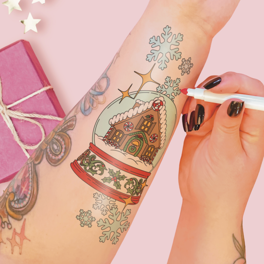 Beloved Winter in Glass | Temporary Tattoo